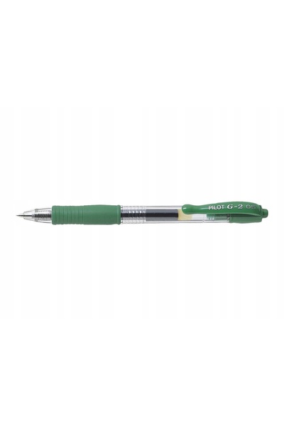 NO BRAND Pix cu gel verde automat Pilot, G2, 0.5mm, ecologic, x 6 bucăți