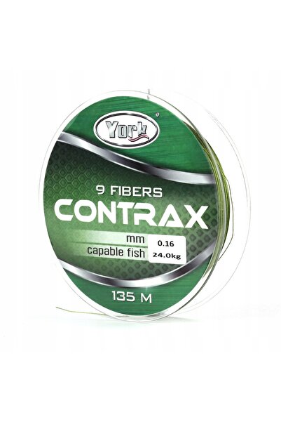 NO BRAND Fir împletit York Contrax cu 9 puncte de prindere, 135m-0,30mm