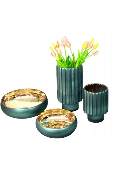 NO BRAND WAZON CIZMĂ MATĂ TĂCUTĂ VERDE 30CM PREMIUM
