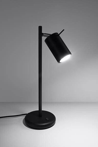 Sollux Lighting Lampă de birou modernă neagră RING 1xGU10 10W