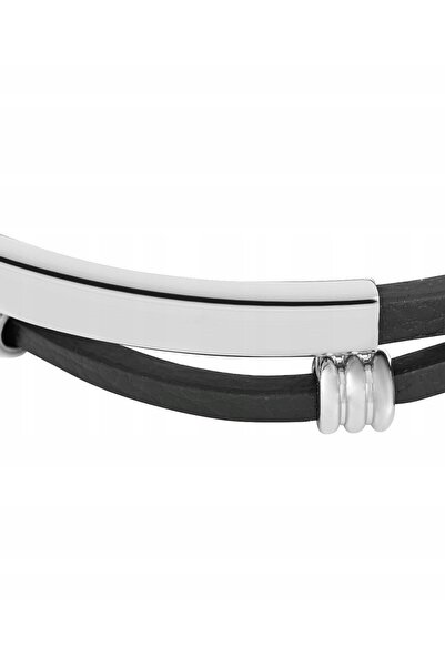 PACIFIC Brățară neagră, accesoriu elegant pentru bărbați
