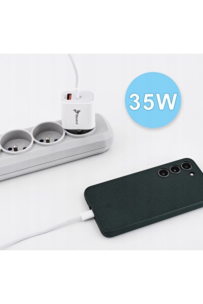 NO BRAND Adaptor de alimentare rapid de 35W USB-C QC 3.0 pentru iPhone 15 Pro...
