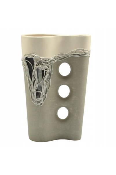NO BRAND Vază ceramică 29cm 3 găuri C-028-1/2w