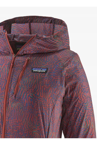 Patagonia Jachetă Houdini de alergare pentru femei - sea run/potters red L