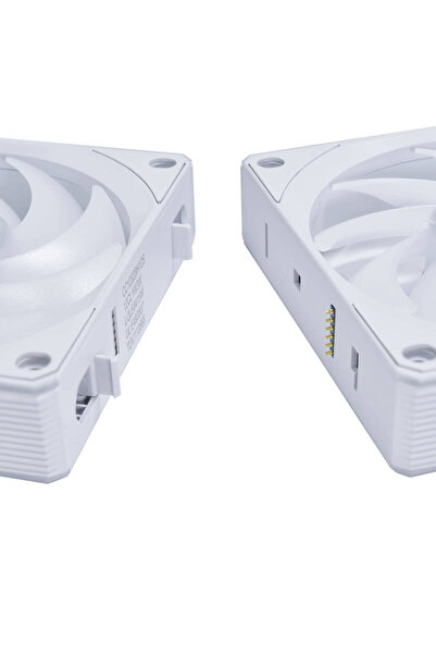 Lian Li 3x Ventilator UNI FAN CL Wireless ARGB PWM 120mm Alb cu controler (12...