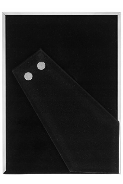 NO BRAND Ramă foto metalică argintie 13x18, elegantă pentru cadou.