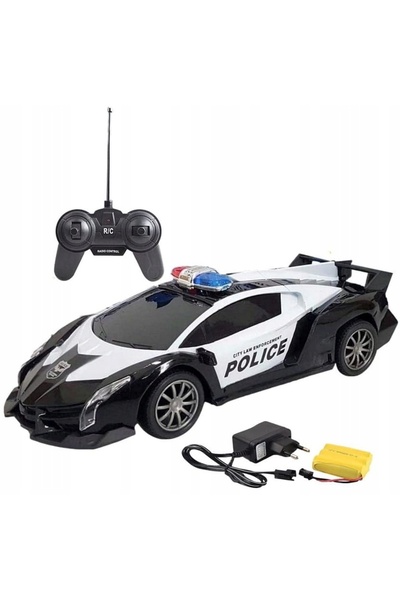 BIGTOYS Mașină de poliție telecomandată "