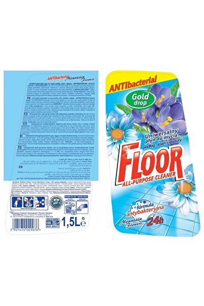 Gold Drop Design Gold Drop – Lichid pentru poduri, pereți și gresie, 1,5 L x 6