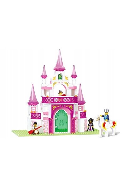 Sluban Blocuri Palat Prințesă Castel Roz