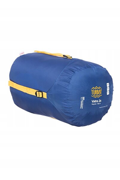 NO BRAND Sac de dormit sintetic Turbat Vatra 2S (175 cm) - albastru azur/alba...