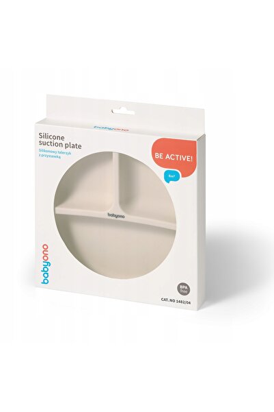 NO BRAND Set de farfurii din silicon cu ventuză + Bol + Lingură 6m+ BabyOno