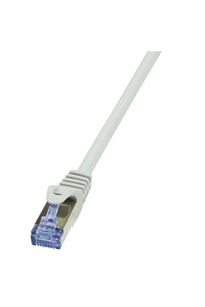 LogiLink Cordon de patch CQ3142S Cat.6A S/FTP 50m gri
