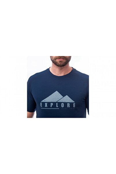 NO BRAND Tricou merino Sensor Merino Air PT Explore - albastru închis S