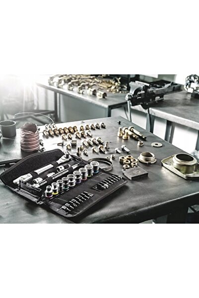 wera Ratchet Zyklop Metal + biți 3/8''