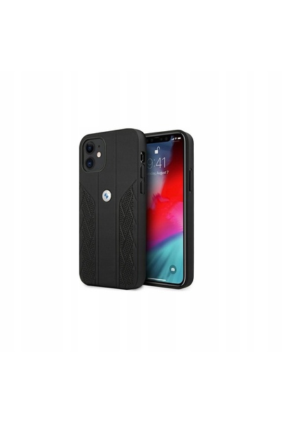 BMW Husă rigidă din piele BMHCP12MRSPPK pentru Apple iPhone 12/12 Pro 6,1 "