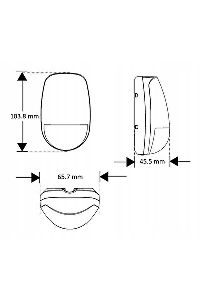 Hikvision Detector de animale SPIRIT-DUAL-PET, alarmă cu senzor de mișcare, P...