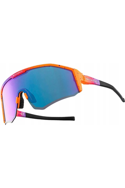 ROCKBROS Ochelari de ciclism reg. Apărători de urechi sport SP297/2 alb/albastru