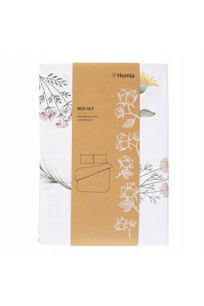 NO BRAND Lenjerie de pat PRIMA bumbac floral 160x200 + 2*70x80 cm HOMLA