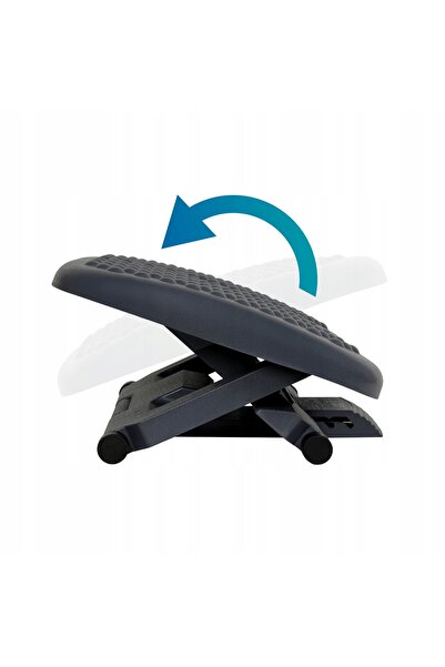 Platinet SUPORT PENTRU PICIOARE DE BIROU ERGONOMIC, CU ÎNCLINAȚIE REGLABILĂ, ...