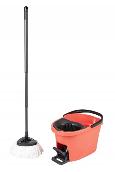 Vileda Mop rotativ, 2 sticle pentru apă curată și murdară, găleată pentru mop...