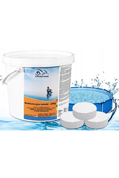 NO BRAND Clor Tablete mari multifuncționale cu clor pentru piscină și jacuzzi...