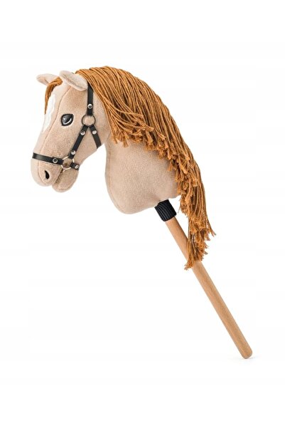 NO BRAND Jucărie cal pentru copii 3+ Grace Hobby horse Cal pe băț Premium Cap...