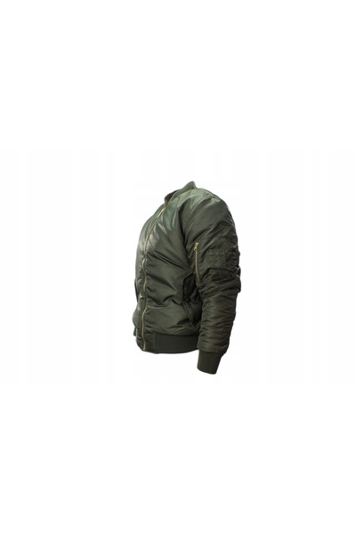 NO BRAND Jachetă militară de pilot MA-1 US ARMY Flyers, stil baseball, verde ...