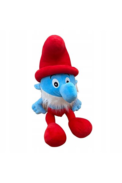 NO BRAND Jucărie de pluș Papa Smerf de 55cm, păpușă animal de pluș, jucărie d...