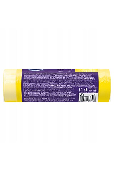 Vortex Pungi de gunoi pentru lucru, cu bandă adezivă, universale, 35L, rezist...
