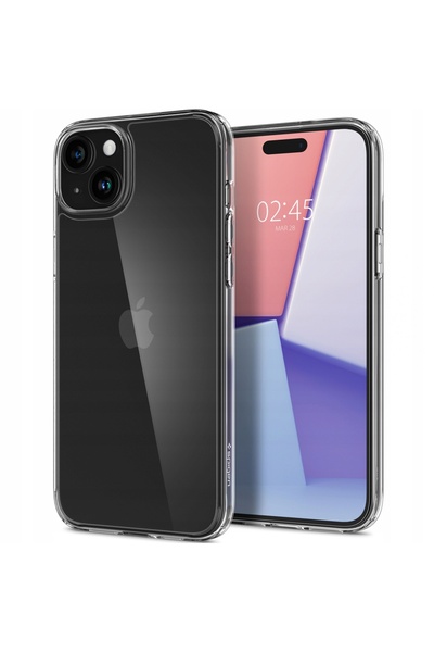 Spigen Husă hibridă Airskin pentru iPhone 15 Plus - Transparentă