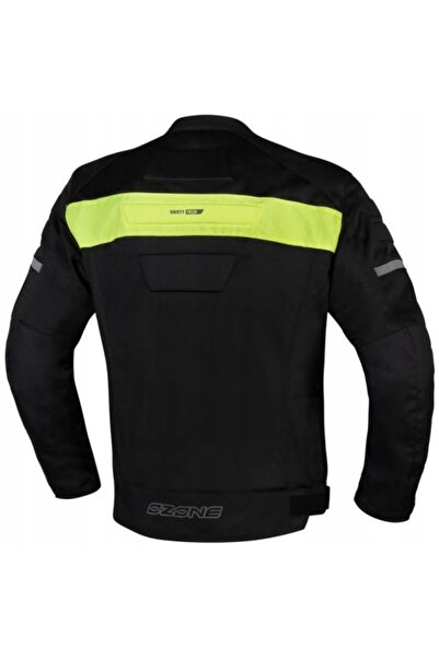 NO BRAND OZONE DART NEGRU/GALBEN FLUORESCENT GEACĂ TEXTILĂ Mărimea 3XL