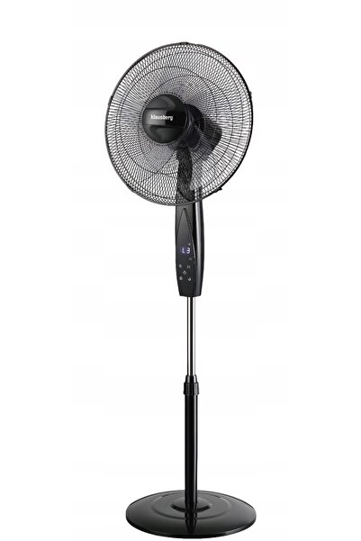 Klausberg Ventilator de podea silențios, tip moară de vânt, cu telecomandă, a...