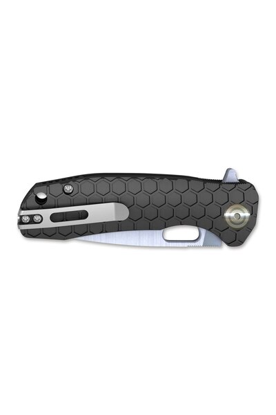 NO BRAND Cuțit Honey Badger Flipper D2 Mediu Negru