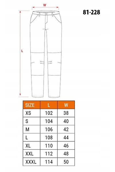 NEO Tools Pantaloni de lucru din denim, întăriți, 5 buzunare, Neo 81-228 r. 3...
