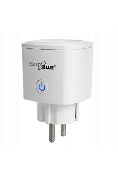 Greenbluespice Priză inteligentă WiFi Verde-Albastru Max 3680W Controlabilă p...