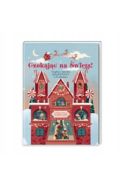 NO BRAND Așteptând Crăciun Calendar de Advent 24 de ferestre Numărătoare inve...