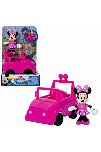 We Just Play With Cards Set Mașină Minnie de 10cm cu figurină de 7cm Minnie M...