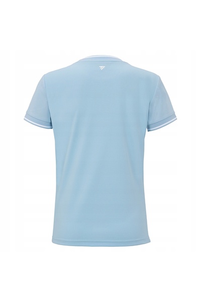 NO BRAND Tricou de tenis Tecnifibre Team Tech Tee pentru fete, Albastru desch...