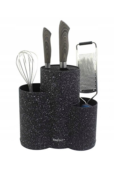 Kinghoff Suport pentru cuțite 23 cm plastic negru