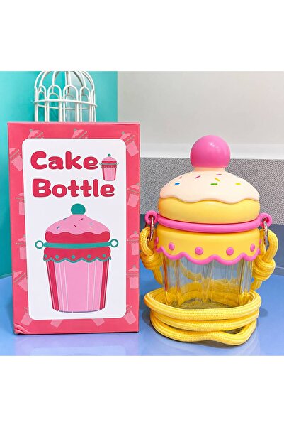 MAXTOP زجاجة مياه للاطفال - بتصميم كب كيك (Cake Bottle )