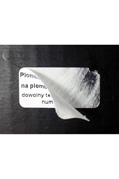 NO BRAND PLOMBY GWARANCYJNE STICKER 45x18 film RZW 1000 bucăți IMPRIMARE PERS...