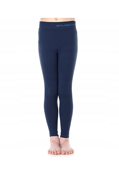 Brubeck Pantaloni termici copii Thermo Junior băieți bleumarin 152-158