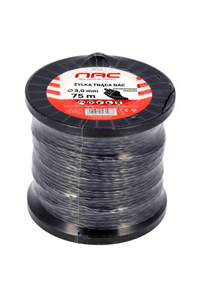 NAC Fir de tăiere torsadat, dublu stratificat, 3.0mm x 75m - Bobină pentru mo...