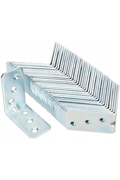 NO BRAND Conector unghiular CIESIELSKI 50x50x25 pentru mobilier 50 bucăți