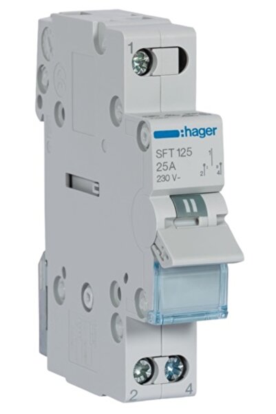 hager Întrerupător de putere modular I-0-II 1P 25A 230VAC SFT125