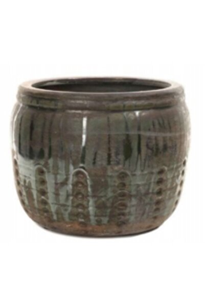 NO BRAND Ghiveci Husă pentru ghiveci Ceramică Verde Mai mare
