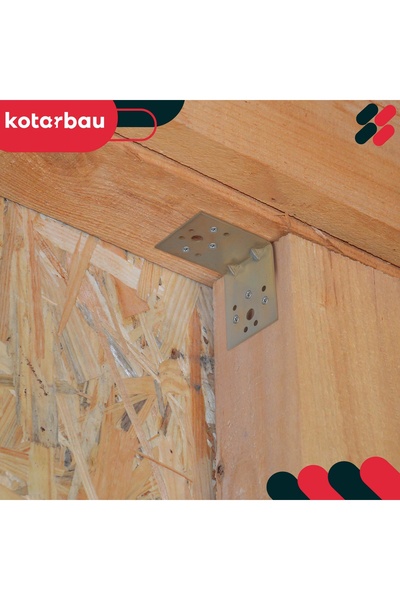 NO BRAND Set de colțare de construcție 60x60x50mm ranforsate, 25 de bucăți