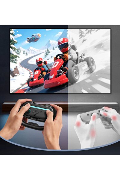 NO BRAND Pachet de 2 adaptoare volan de curse JSAUX pentru Nintendo Switch 2