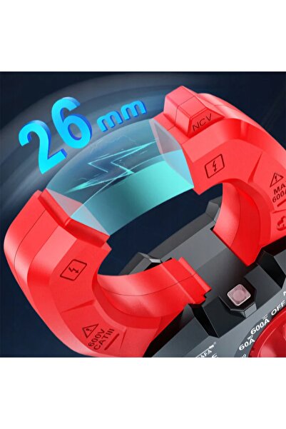 NO BRAND Clește ampermetric digital LCD Noyafa de înaltă precizie 26mm, acces...