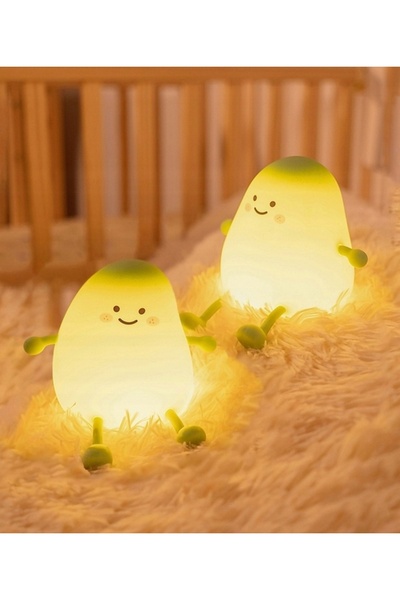 NO BRAND Lumină de veghe MANGO 3000K LED, din silicon, moale, cu USB, pentru ...